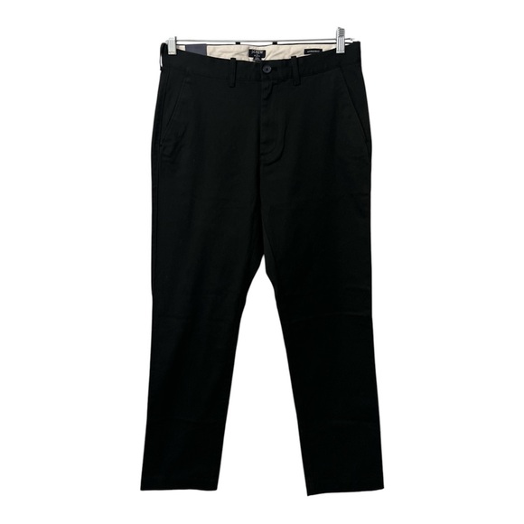 J. Crew Straight Fit Flex Chino Pants Men’s Black 31x32 Casual Career Preppy - Picture 1 of 15